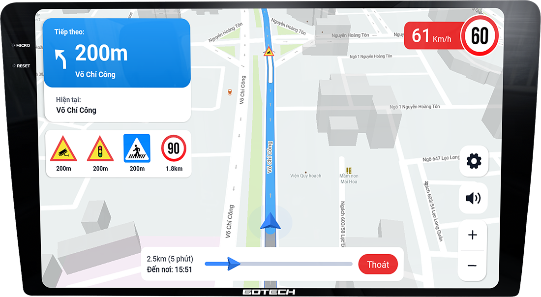 MÀN HÌNH Ô TÔ THÔNG MINH GOTECH GT2K PRO 360